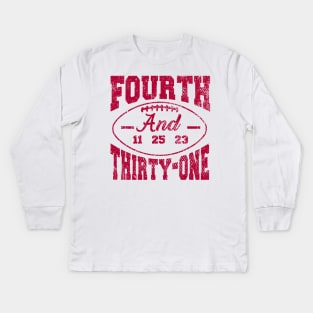 4th and 31 ALABAMA, FOURTH AND THIRTY ONE ALABAMA Kids Long Sleeve T-Shirt